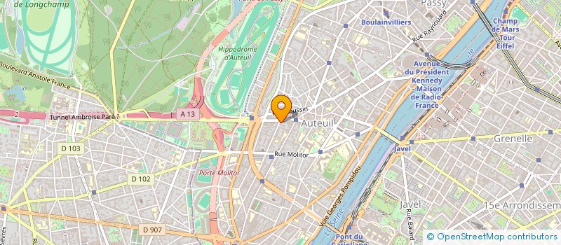 localisation de l'entreprise SEFI  PARIS