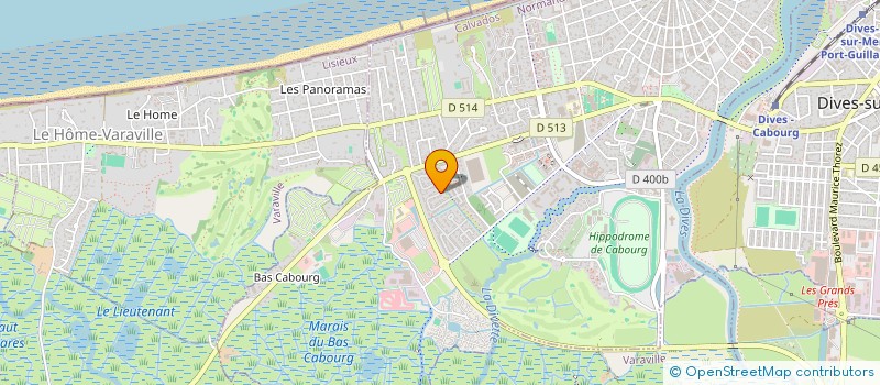 localisation de l'entreprise SEFI FORMATION  CABOURG