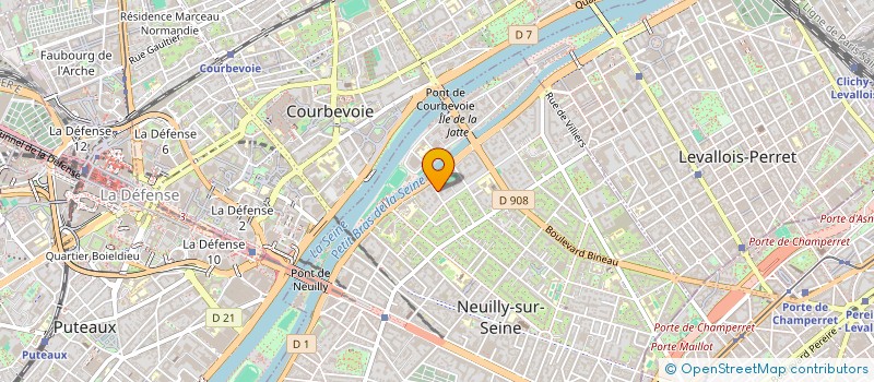 localisation de l'entreprise SEFI OMNIUM à NEUILLY-SUR-SEINE