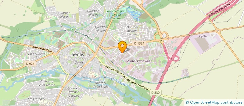 localisation de l'entreprise SEFIAL PROCESS CONSULTANTS à SENLIS