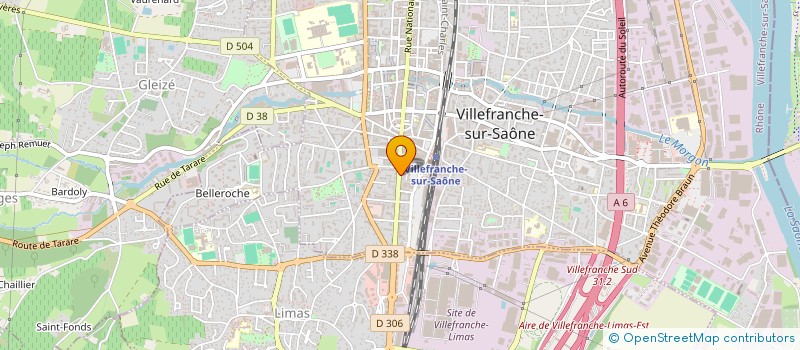 localisation de l'entreprise SEFIBAT à VILLEFRANCHE-SUR-SAONE