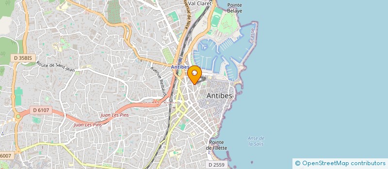 localisation de l'entreprise SEFICO SARL à ANTIBES
