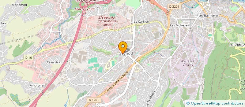 localisation de l'entreprise SEFILOG à ANNECY