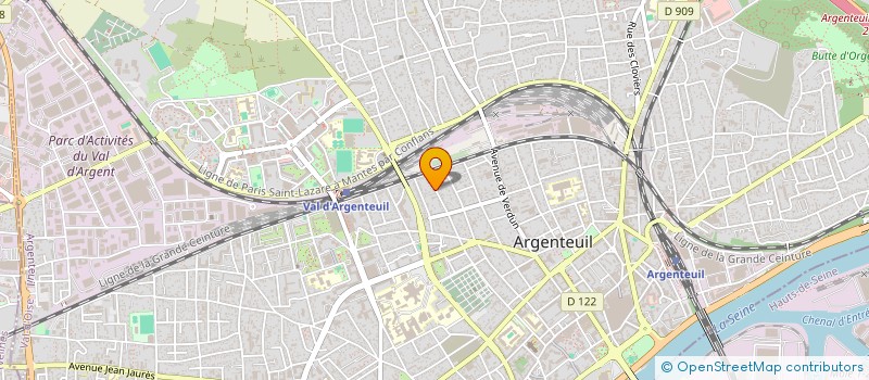 localisation de l'entreprise SEFIMATT  ARGENTEUIL