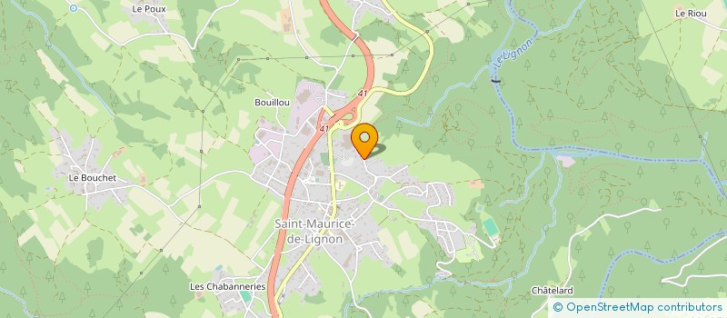 localisation de l'entreprise SEFIMM  SAINT-MAURICE-DE-LIGNON