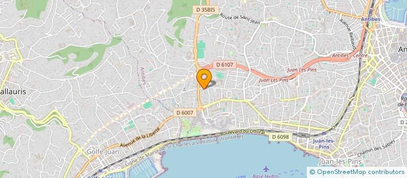 localisation de l'entreprise SEFIO DESIGN ET RENOVATION à ANTIBES
