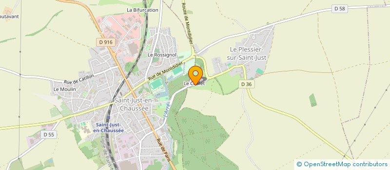 localisation de l'entreprise SEFIVAL à LE PLESSIER-SUR-SAINT-JUST