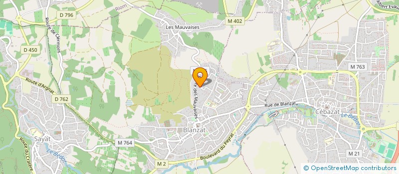 localisation de l'entreprise SEFJ PATRIMOINE  BLANZAT