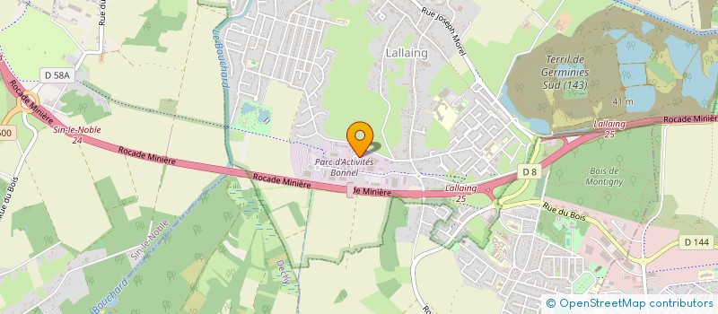 localisation de l'entreprise SEFOMAT  LALLAING