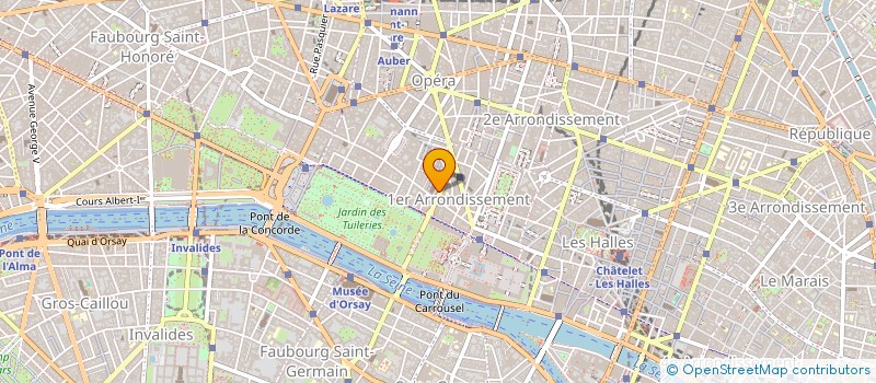 localisation de l'entreprise SEFOP MANAGEMENT à PARIS
