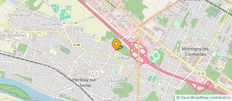 localisation de l'entreprise SEFP à HERBLAY-SUR-SEINE