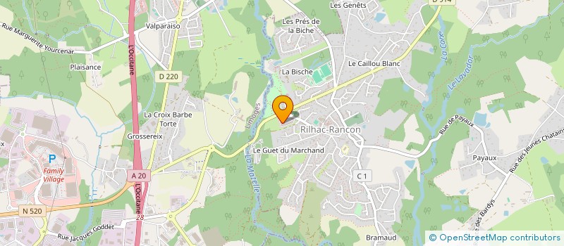 localisation de l'entreprise SEFREDIS à RILHAC-RANCON
