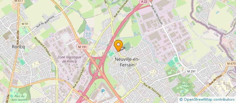 localisation de l'entreprise SEFRESO à NEUVILLE-EN-FERRAIN