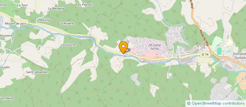 localisation de l'entreprise SEFRINE à SAINTE-MAXIME