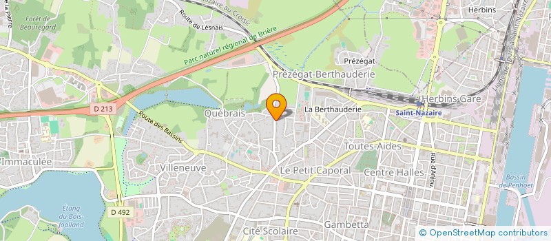 localisation de l'entreprise SEG 44  SAINT-NAZAIRE