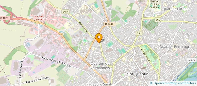 localisation de l'entreprise SEG à SAINT-QUENTIN