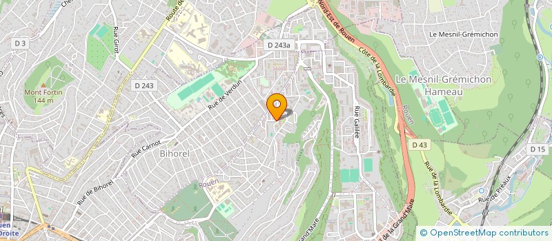 localisation de l'entreprise SEG à ROUEN