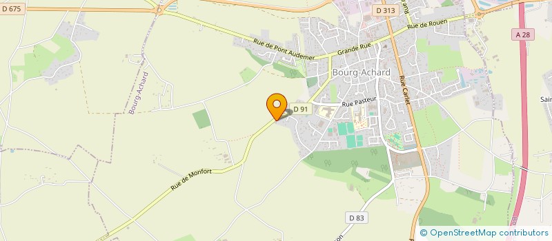 localisation de l'entreprise SEG AUTO  BOURG-ACHARD