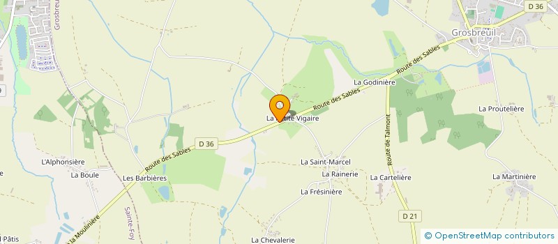 localisation de l'entreprise SEG'IMMO  TALMONT-SAINT-HILAIRE