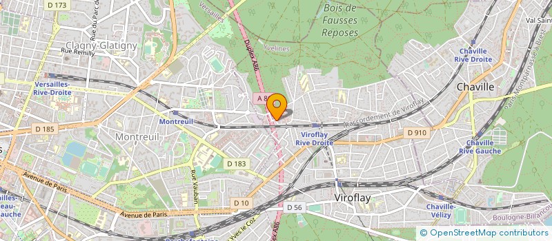 localisation de l'entreprise SEG MALHERBE à VIROFLAY