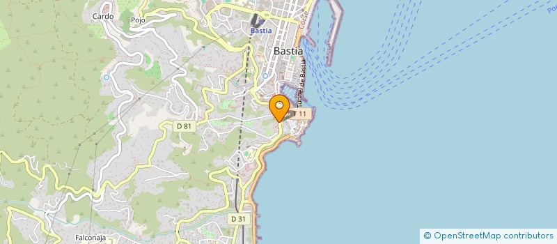 localisation de l'entreprise SEGA à BASTIA