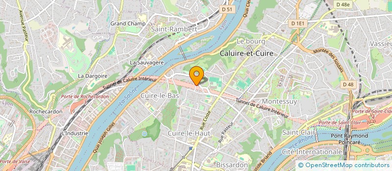 localisation de l'entreprise SEGA INVEST à CALUIRE-ET-CUIRE