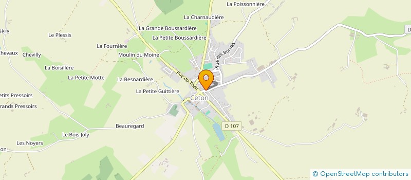 localisation de l'entreprise SEGA PEINTURE à CETON