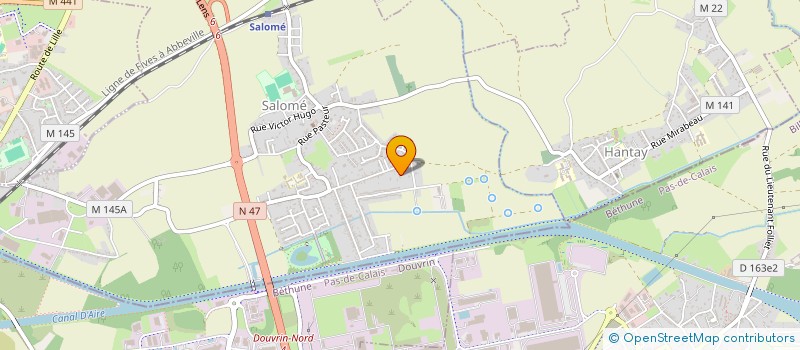 localisation de l'entreprise SEGA R.E.N.O.V  SALOME