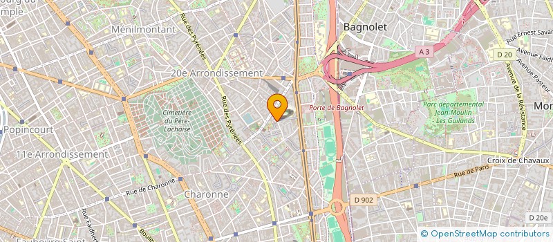 localisation de l'entreprise SEGABAT  PARIS