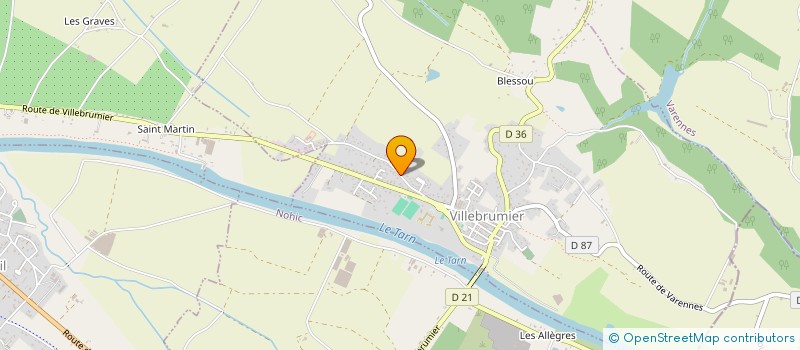 localisation de l'entreprise SEGAJU  VILLEBRUMIER