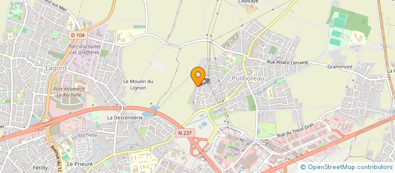 localisation de l'entreprise SEGALEN  PUILBOREAU