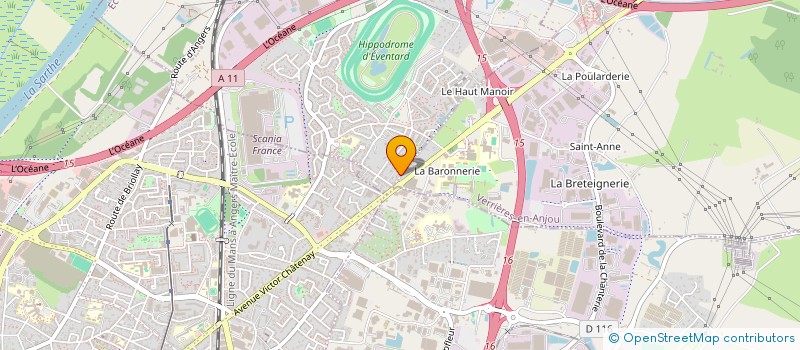 localisation de l'entreprise SEGALOTI IMMO  ECOUFLANT