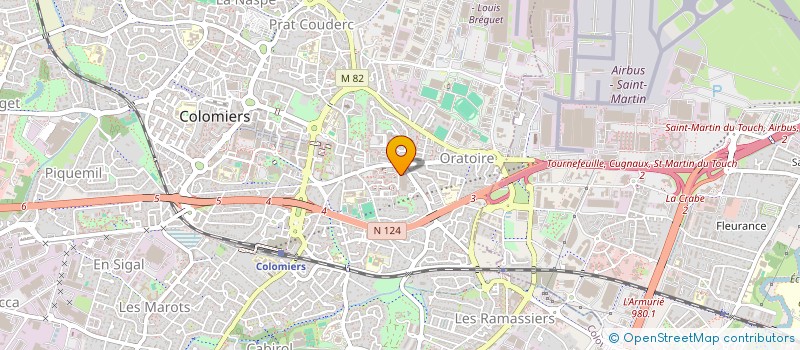 localisation de l'entreprise SEGAMAR à COLOMIERS