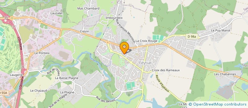 localisation de l'entreprise SEGAO SECURITE à FEYTIAT