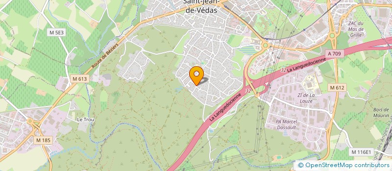 localisation de l'entreprise SEGAP  SAINT-JEAN-DE-VEDAS