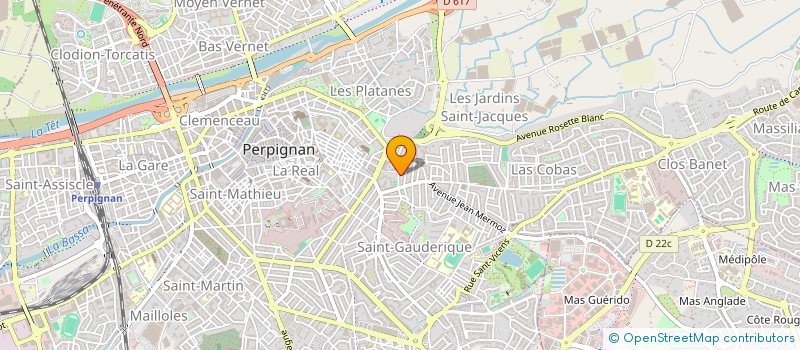 localisation de l'entreprise SEGAP IMMO à PERPIGNAN