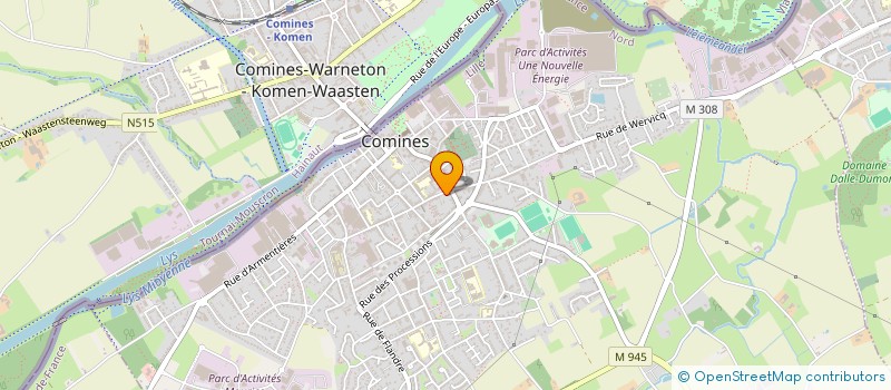 localisation de l'entreprise SEGARD INVESTISSEMENTS à COMINES