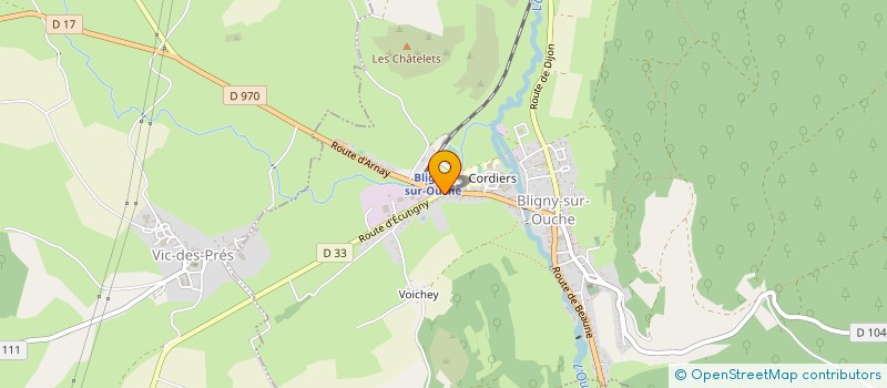 localisation de l'entreprise SEGAREST  BLIGNY-SUR-OUCHE