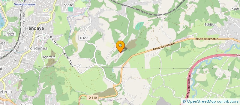 localisation de l'entreprise SEGAS  URRUGNE