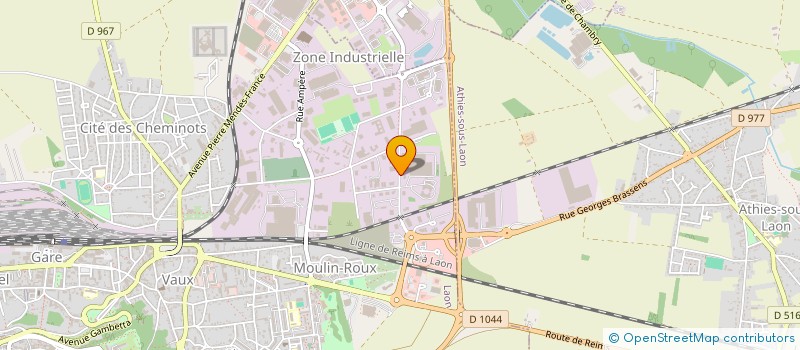 localisation de l'entreprise SEGAS FRANCE à LAON