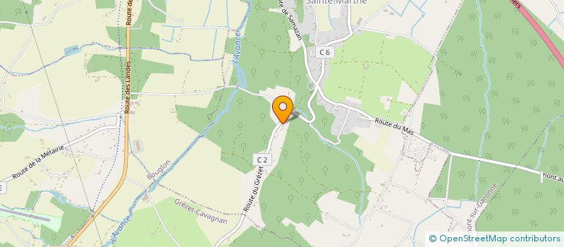 localisation de l'entreprise SEGAT  SAINTE-MARTHE