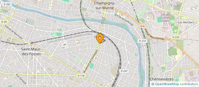 localisation de l'entreprise SEGAY à SAINT-MAUR-DES-FOSSES