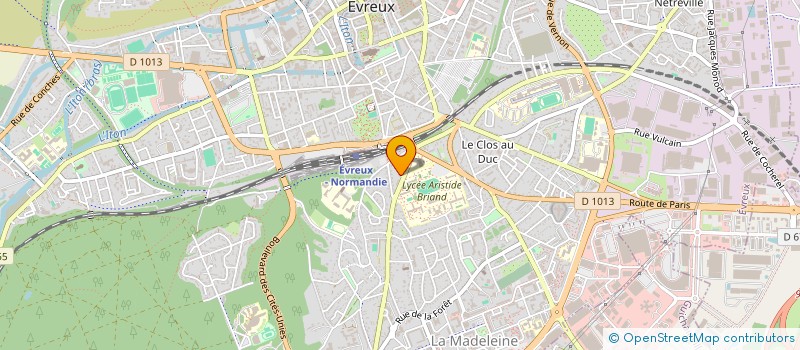 localisation de l'entreprise SEGBAFA & FILS  EVREUX