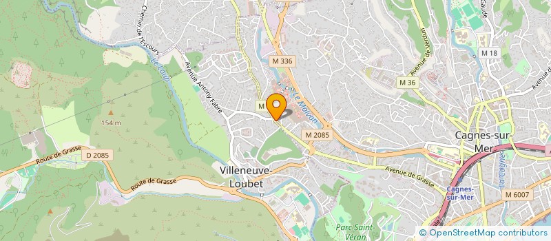 localisation de l'entreprise SEGC à CAGNES-SUR-MER