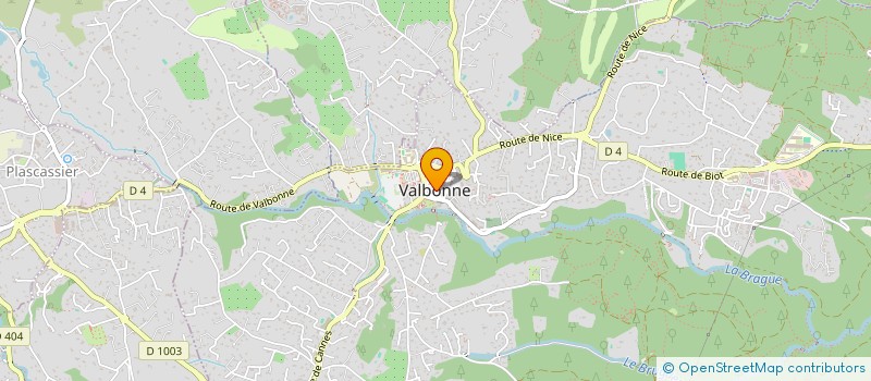 localisation de l'entreprise SEGE  VALBONNE