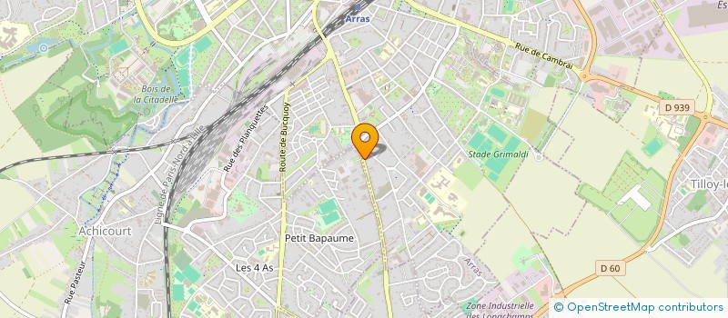 localisation de l'entreprise SEGECCA à ARRAS