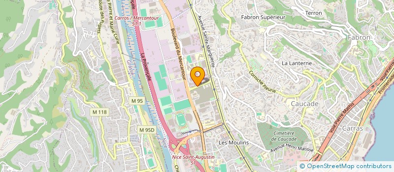 localisation de l'entreprise SEGECO à NICE