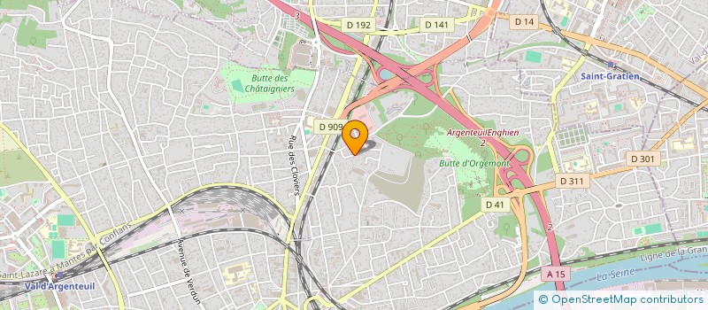 localisation de l'entreprise SEGECOB à ARGENTEUIL