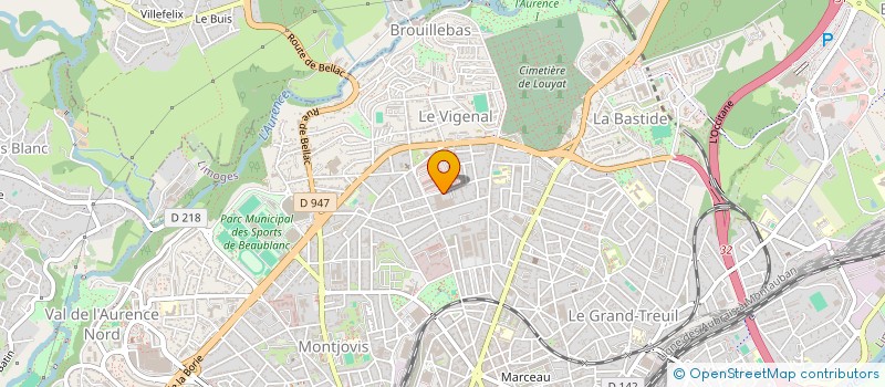 localisation de l'entreprise SEGELIV à LIMOGES