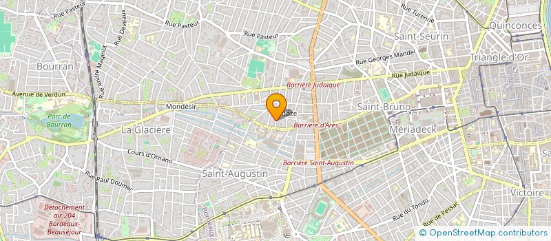 localisation de l'entreprise SEGELUCE  BORDEAUX